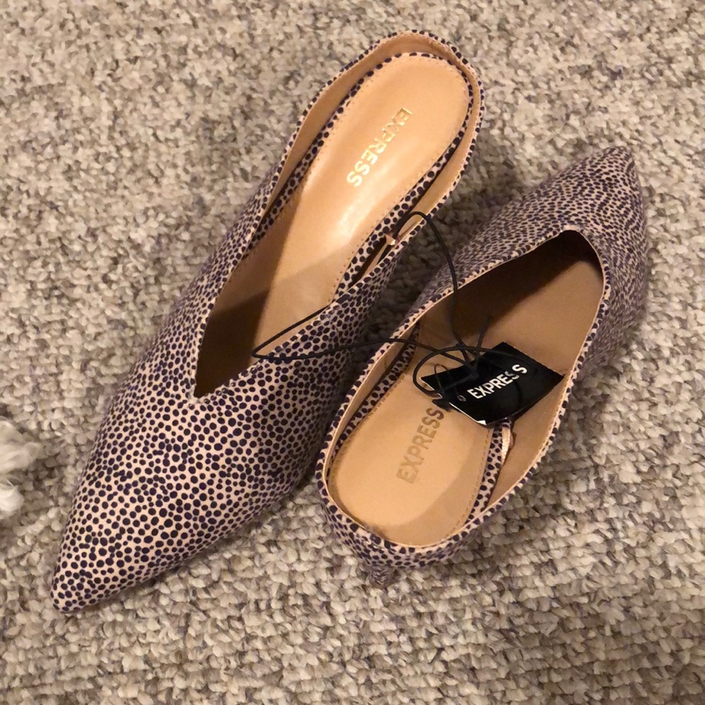 Express Heeled Mules
